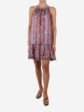 Load image into Gallery viewer, Red sleeveless floral and paisley dress - size FR 40 Dresses Isabel Marant 
