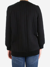 Load image into Gallery viewer, Missoni Black wool-blend embellished bomber jacket - size UK 10 Coats &amp; Jackets Missoni 
