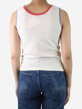 Load image into Gallery viewer, Cream Mickey Mouse waffle tank top - size S Tops Saint Laurent 
