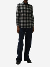 Load image into Gallery viewer, Black check pocket shirt - size XS Tops Saint Laurent 
