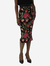 Load image into Gallery viewer, Multi floral printed fitted pencil skirt - size IT 38 Skirts Dolce &amp; Gabbana 
