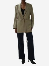 Load image into Gallery viewer, Neutral belted blazer - size XS Coats &amp; Jackets Rejina Pyo 
