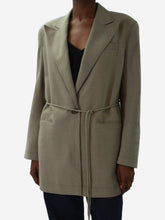 Load image into Gallery viewer, Neutral belted blazer - size XS Coats &amp; Jackets Rejina Pyo 
