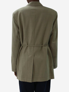 Rejina Pyo Neutral belted blazer - size XS