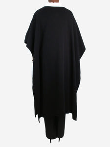 Rick Owens Black knit cape - One Size