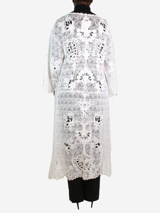 Polo Ralph Lauren White floral lace cover-up - size L