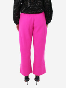 Mira Mikati Pink tweed pleated trousers - size EU 38