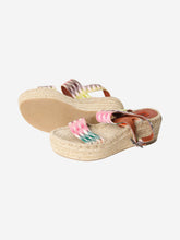 Load image into Gallery viewer, Multicolour espadrille platform sandals - size EU 36 Flat Sandals Missoni 
