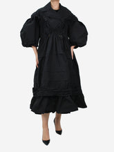 Load image into Gallery viewer, Black double-breasted coat - size UK 10 Coats &amp; Jackets Simone Rocha 
