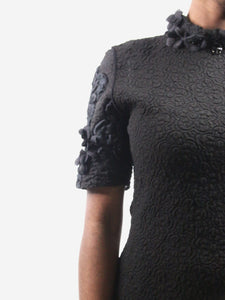 Fendi Black floral dress - size IT 46