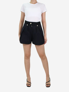 Sacai Blue pleated poplin shorts - Brand size 1