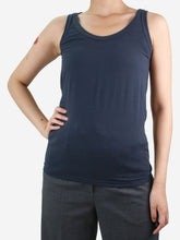 Load image into Gallery viewer, Blue tank top - size M Tops Brunello Cucinelli 
