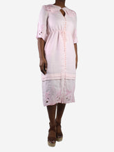 Load image into Gallery viewer, Pink embroidered dress - size UK 12 Dresses Vilshenko 
