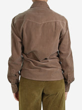 Load image into Gallery viewer, Brown corduroy pocket shirt - size S Tops Brunello Cucinelli 

