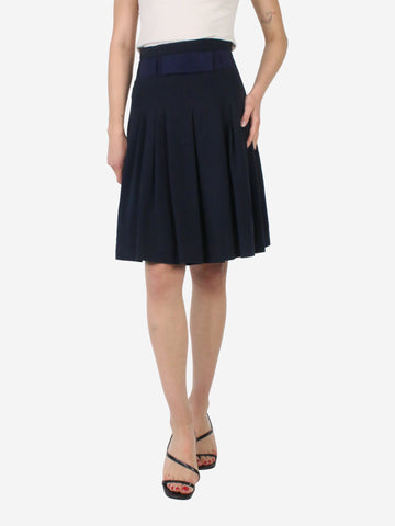 Blue pleated mini skirt - size IT 40 Skirts Prada 
