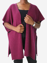 Load image into Gallery viewer, Purple shawl cardigan - size Tops Eskandar 
