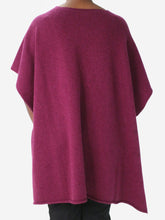 Load image into Gallery viewer, Purple shawl cardigan - size Tops Eskandar 
