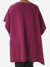 Load image into Gallery viewer, Purple shawl cardigan - size Tops Eskandar 
