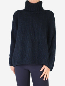 Bamford Blue wool-cashmere jumper - size M