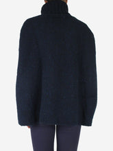 Load image into Gallery viewer, Blue wool-cashmere jumper - size M Knitwear Bamford 
