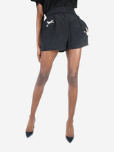 Load image into Gallery viewer, Black bird printed shorts - size S Shorts The Kooples 
