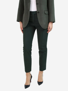 Celine Green slim trousers - size UK 10