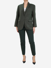 Load image into Gallery viewer, Green slim trousers - size UK 10 Trousers Celine 
