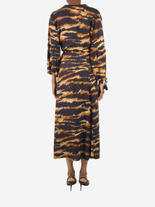 Melissa Odabash Animal print wrap dress - size XS