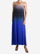 Load image into Gallery viewer, Blue strapless ombre maxi dress - size UK 10 Dresses The Row 
