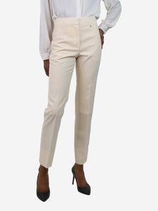 Givenchy Cream tailored trousers - size FR 34