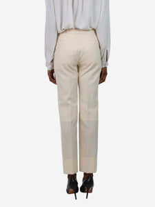 Givenchy Cream tailored trousers - size FR 34