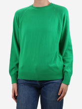Load image into Gallery viewer, Green crewneck sweater - size S Knitwear Barrie 
