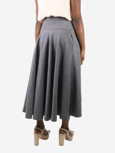 Bamford Grey wool blend skirt - size M