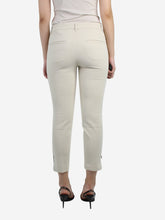 Load image into Gallery viewer, Neutral pleated trousers - size UK 10 Trousers Brunello Cucinelli 
