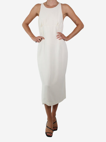 Cream sleeveless midi dress - size IT 46 Dresses Bottega Veneta 