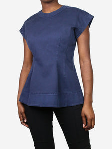 Marni Blue sleeveless denim top - size IT 42