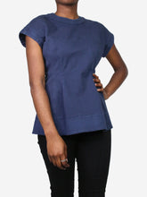 Load image into Gallery viewer, Blue sleeveless denim top - size IT 42 Tops Marni 
