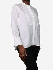 Really Wild White long sleeve blouse - size UK 10