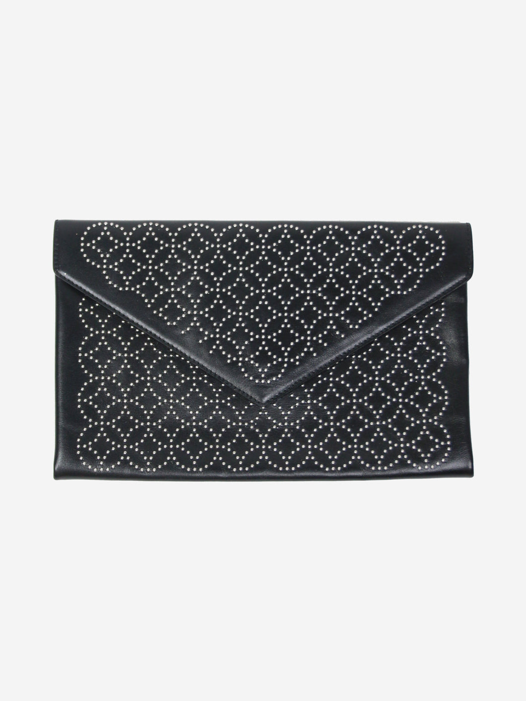 Black studded envelope clutch Clutch bags Alaia 