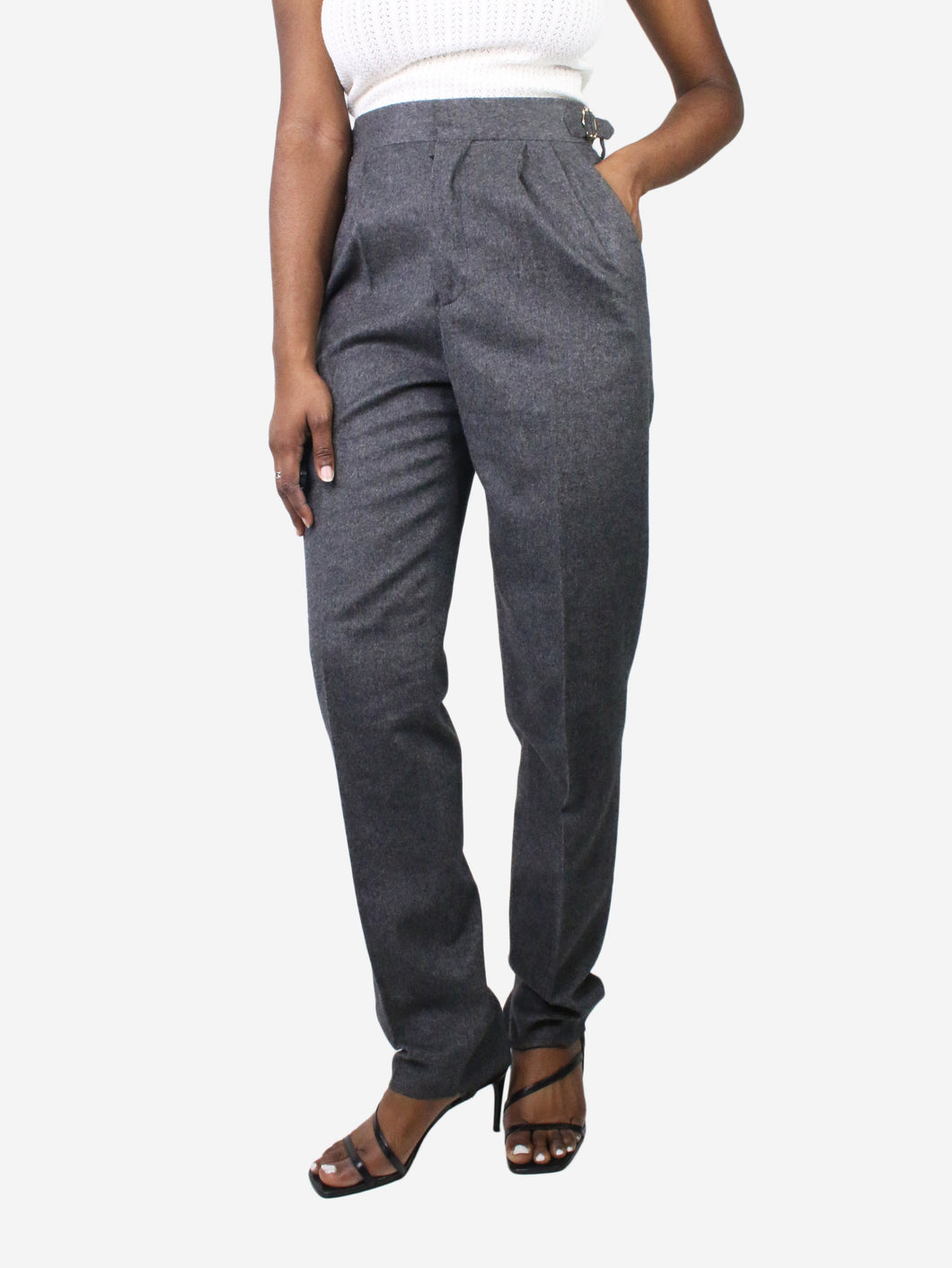 Grey trousers - size IT 42 Trousers B+ 