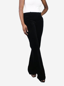 Gucci Black velvet trousers - size IT 42