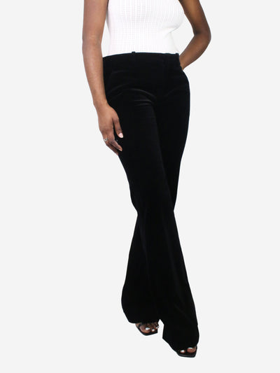 Black velvet trousers - size IT 42 Trousers Gucci 