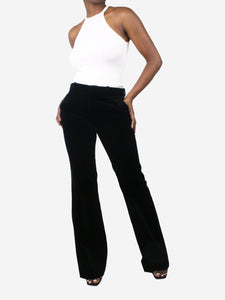 Gucci Black velvet trousers - size IT 42