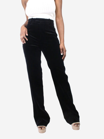 Black striped velvet trousers - size IT 42 Trousers Gucci 