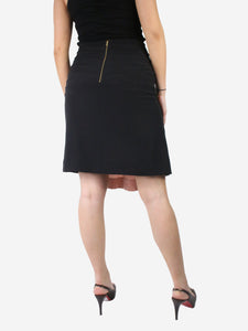 Marni Black knee-length skirt with pleated front - size IT 40