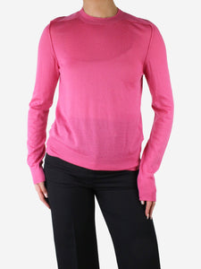 Bottega Veneta Pink cashmere jumper - size S