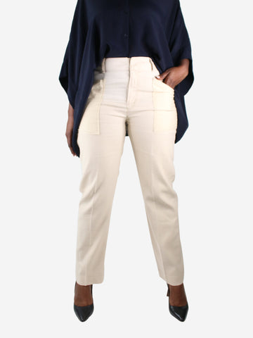 Cream pocket trousers - size FR 42 Trousers Isabel Marant 