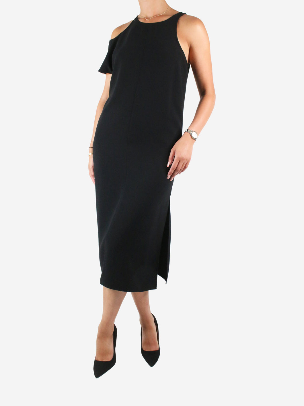 Black one-shoulder dress - size US 4 Dresses T Alexander Wang 