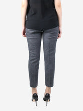 Load image into Gallery viewer, Grey check tailored trousers - size IT 42 Trousers Brunello Cucinelli 
