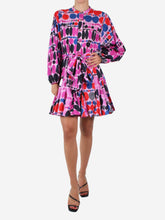 Load image into Gallery viewer, Pink printed shirt dress - size M Dresses Rhode 
